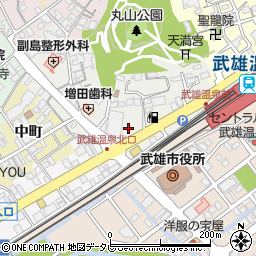 常盤商事株式会社　武雄営業所周辺の地図