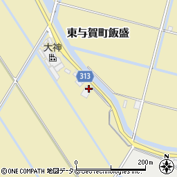 佐賀県佐賀市東与賀町大字飯盛2632周辺の地図