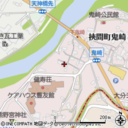 大分県由布市挾間町鬼崎55周辺の地図