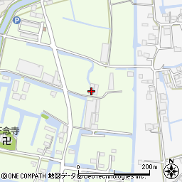 福岡県三潴郡大木町三八松255周辺の地図