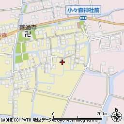 佐賀県佐賀市川副町大字小々森1171周辺の地図