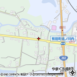 佐賀県西松浦郡有田町北ノ川内597-6周辺の地図