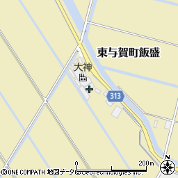 佐賀県佐賀市東与賀町大字飯盛2635周辺の地図