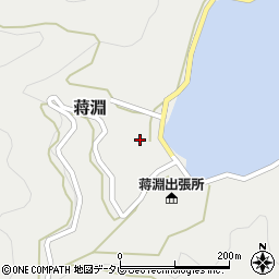 愛媛県宇和島市蒋淵1260周辺の地図