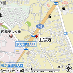 大分県大分市上宗方558周辺の地図