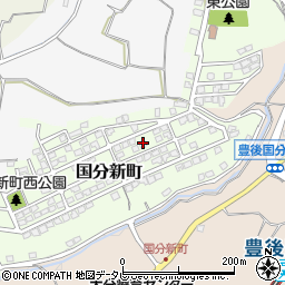 大分県大分市国分新町27周辺の地図