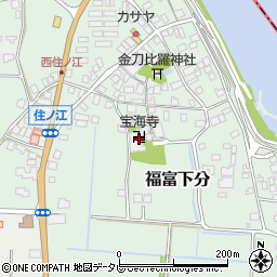 宝海寺周辺の地図