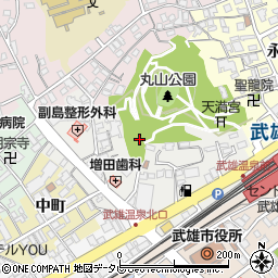 佐賀県武雄市西浦周辺の地図