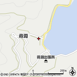愛媛県宇和島市蒋淵1235周辺の地図