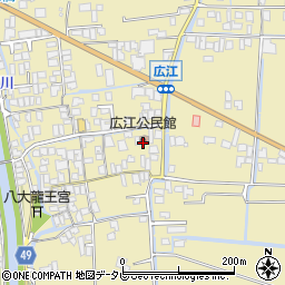 広江公民館周辺の地図