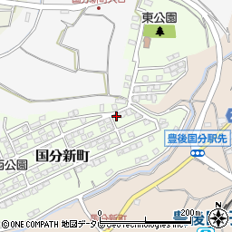 大分県大分市国分新町32-3周辺の地図