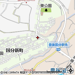 大分県大分市国分新町32周辺の地図