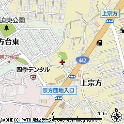 大分県大分市上宗方1041周辺の地図