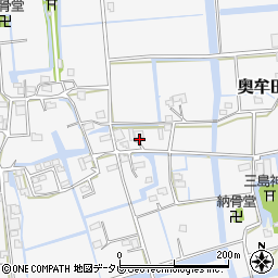 福岡県三潴郡大木町奥牟田周辺の地図