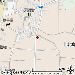 福岡県筑後市上北島484周辺の地図