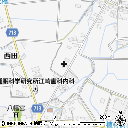 福岡県八女市新庄西田1240周辺の地図