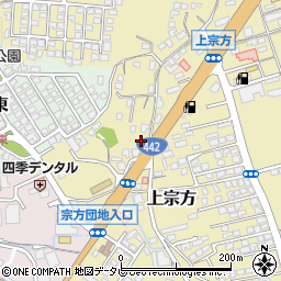 大分県大分市上宗方1090周辺の地図