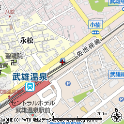 ＪＲ九州レンタカー＆パーキング武雄温泉駅東駐車場周辺の地図