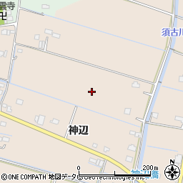 佐賀県杵島郡白石町神辺周辺の地図