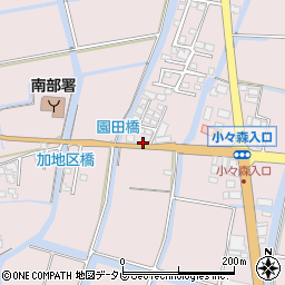 国道４４４号線周辺の地図