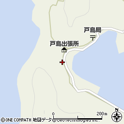 愛媛県宇和島市戸島1968周辺の地図