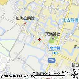福岡県大川市北古賀140周辺の地図