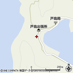 愛媛県宇和島市戸島1972周辺の地図