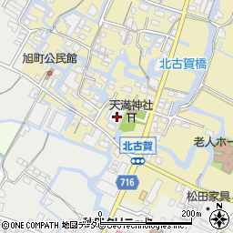福岡県大川市北古賀93周辺の地図