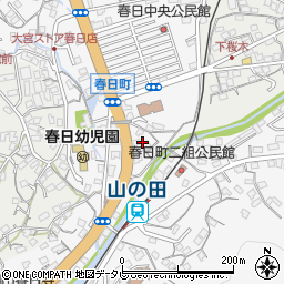 長崎県佐世保市春日町周辺の地図