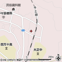 高知銀行大正支店 ＡＴＭ周辺の地図