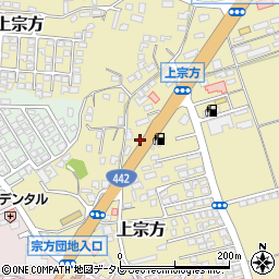 大分県大分市上宗方528周辺の地図