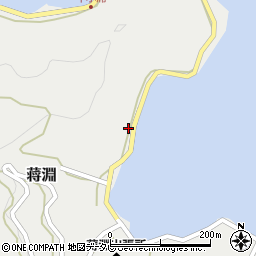 愛媛県宇和島市蒋淵1067周辺の地図