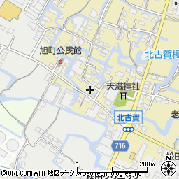 福岡県大川市北古賀112周辺の地図