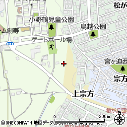 大分県大分市小野鶴宗方台周辺の地図