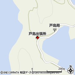 愛媛県宇和島市戸島2014周辺の地図