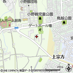 大分県大分市小野鶴1596-1周辺の地図