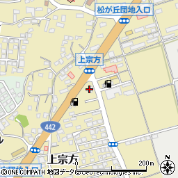 大分県大分市上宗方516周辺の地図