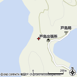 愛媛県宇和島市戸島1990周辺の地図