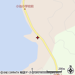 宇和島市立　小池保育園周辺の地図
