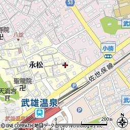 喜多村石油株式会社　武雄バイパス給油所周辺の地図