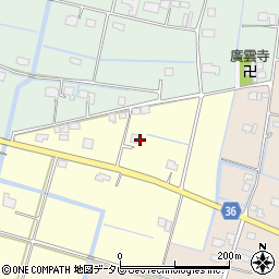 佐賀県杵島郡白石町岡崎136-1周辺の地図