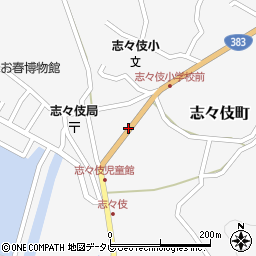 志々伎児童館前周辺の地図
