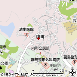佐賀県武雄市内町7516-9周辺の地図