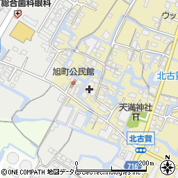 福岡県大川市北古賀130周辺の地図