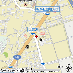 大分県大分市上宗方418周辺の地図