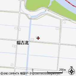 佐賀県白石町（杵島郡）福吉北周辺の地図