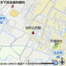 福岡県大川市北古賀132周辺の地図