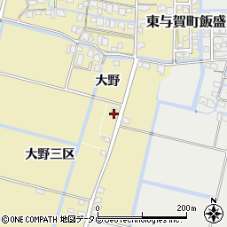 佐賀県佐賀市東与賀町大字飯盛2580周辺の地図