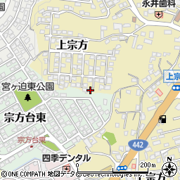 大分県大分市上宗方1034周辺の地図