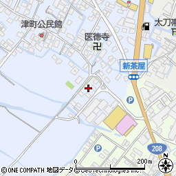 鶴田塗装工業周辺の地図